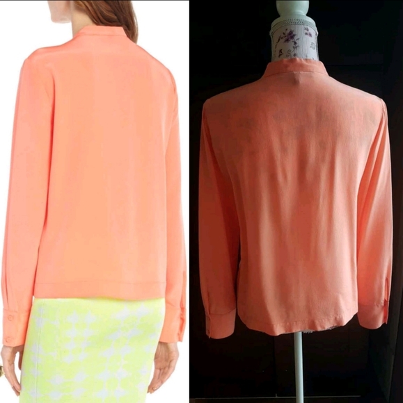 BCBG 100% Silk Blouse - Picture 4 of 5